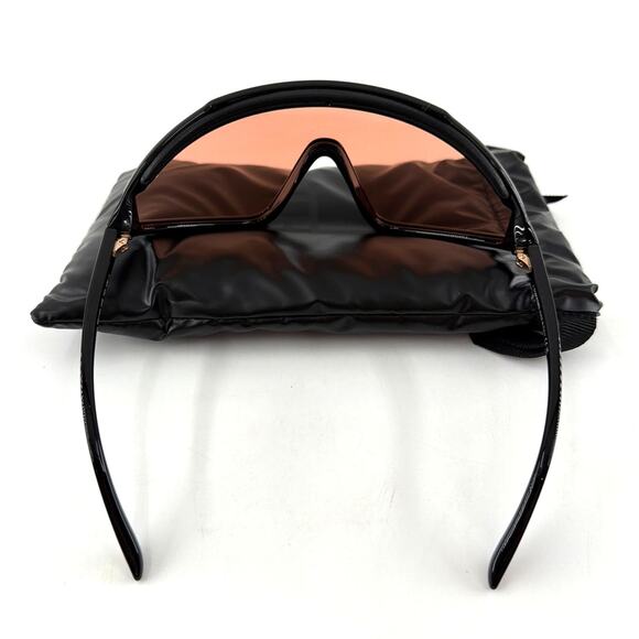 Tom Ford Black Amber Lorna FT 1121 01E Ski Shield Sunglasses main image 3